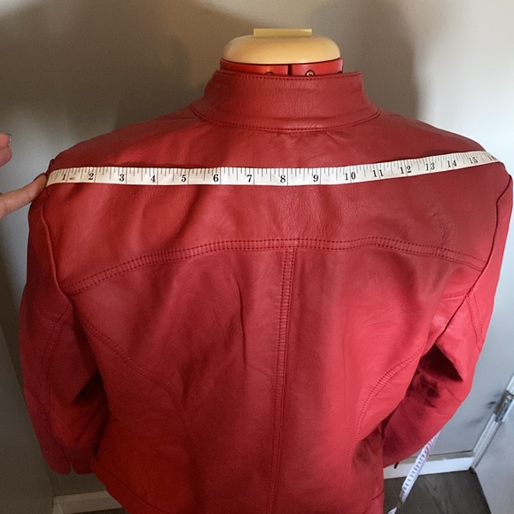 Made by Johnny, “leather” jacket. Size xl, biker jacket - Picture 3 of 12